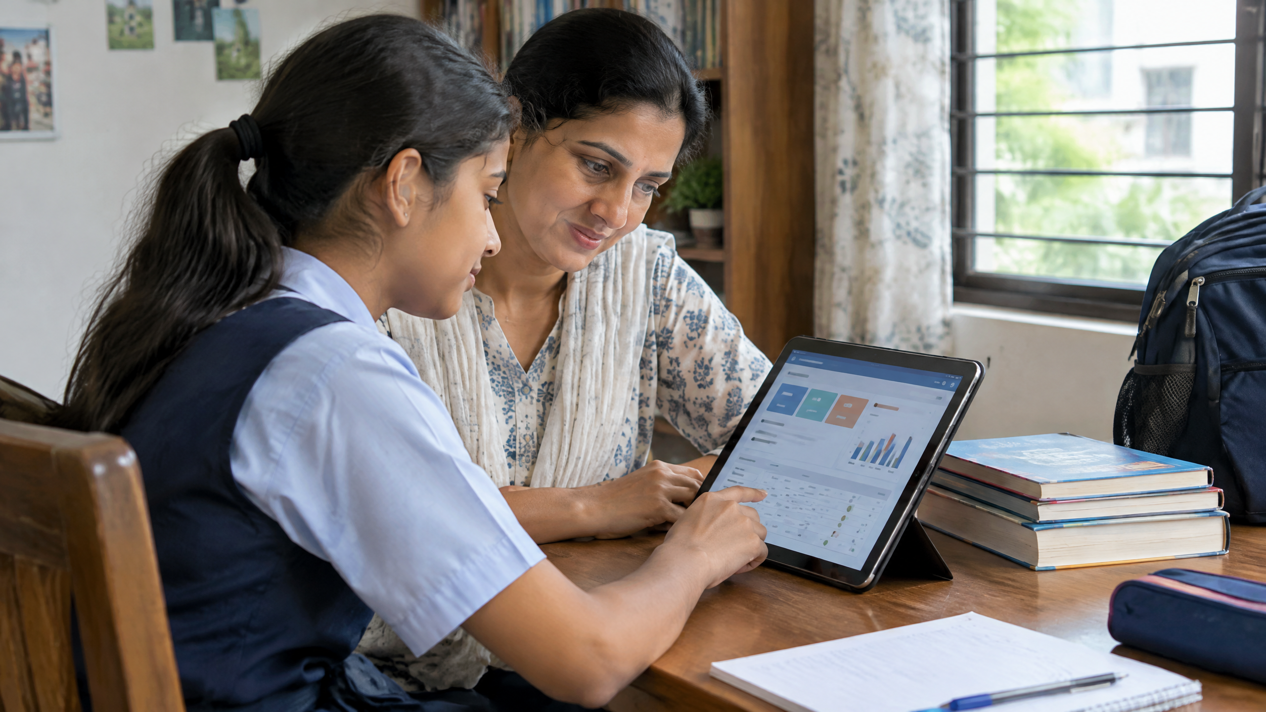 Illustrative India technology scene for APAAR ID Explained: India’s Digital Academic Records for Students and Families.